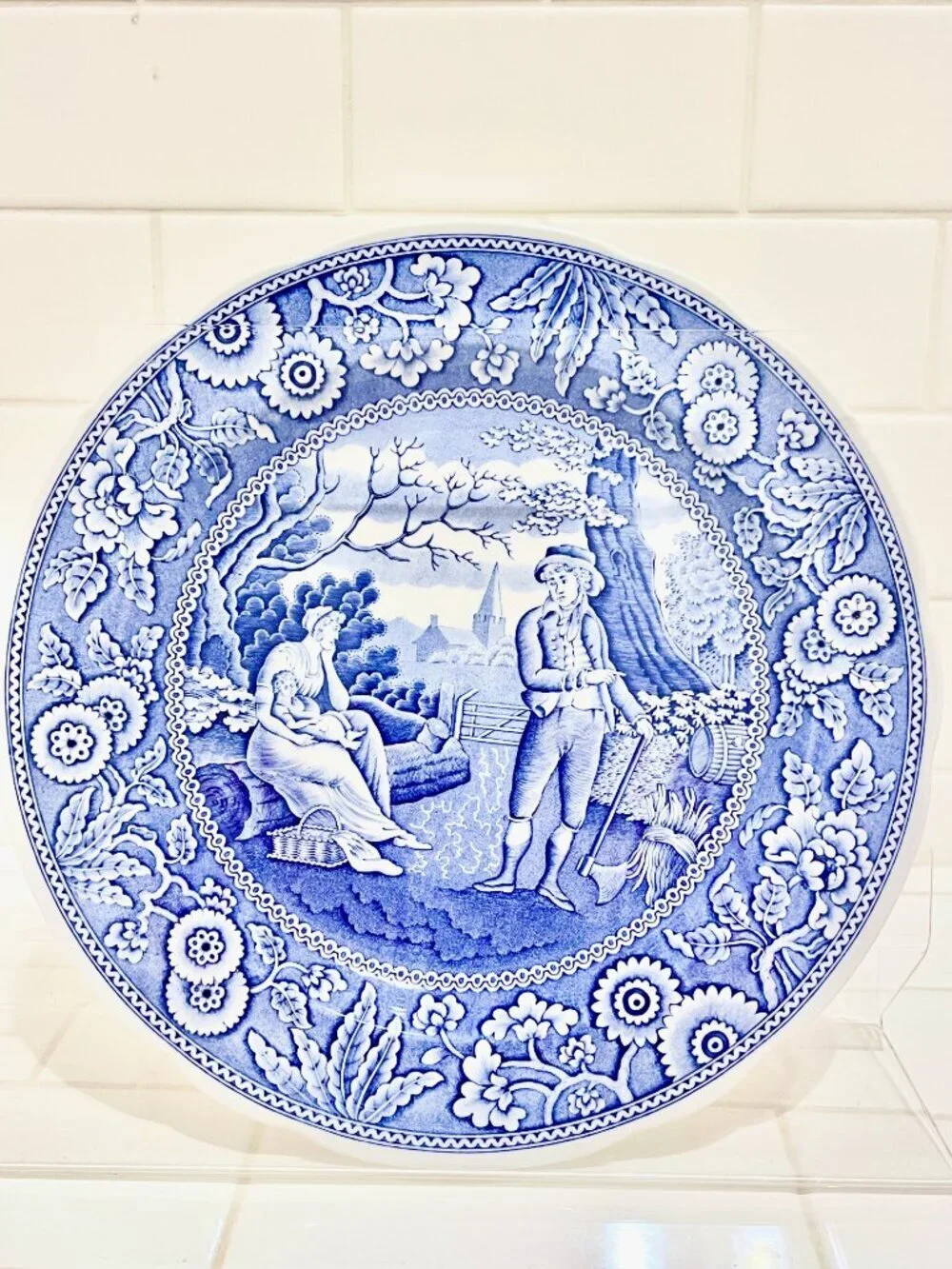 Spode Blue Room Collection 'Woodman' Plate Made in England